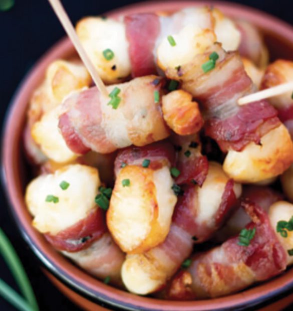 Halloumi con Bacon