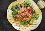 pulled salmon tortilla