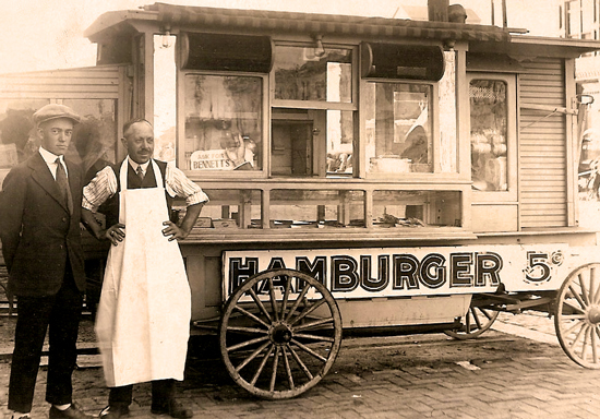 Storia degli hamburger