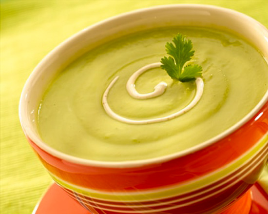 Sopa aguacate