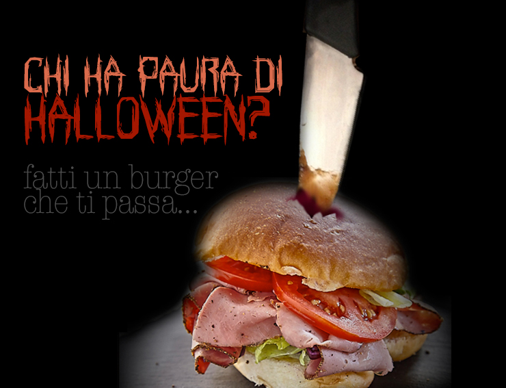 Halloween - Pane nero per burger gourmet