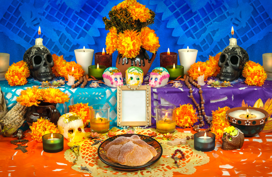 Dia de los muertos altare