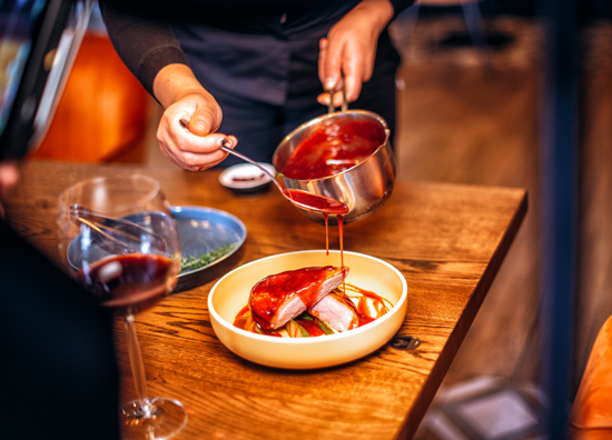 Cucina fusion a tavola