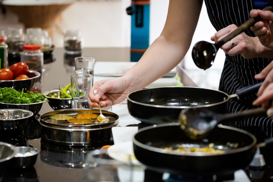 Spezie e condimenti in cucina